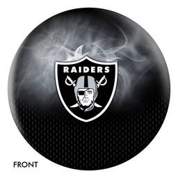 Oakland Raiders NFL On Fire Bowling Ball