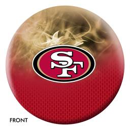 Los Angeles Chargers NFL On Fire Bowling Ball