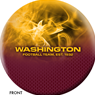 Washington Redskins NFL On Fire Bowling Ball
