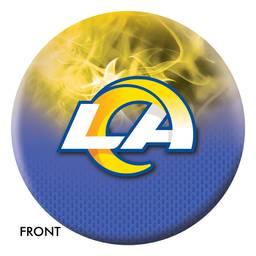 Los Angeles NFL On Fire Bowling Ball