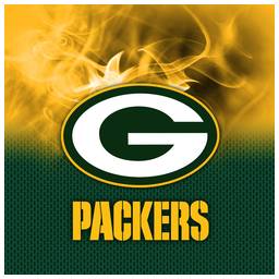 Green Bay Packers NFL On Fire Towel