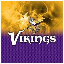 Minnesota Vikings NFL On Fire Towel