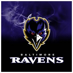 Baltimore Ravens NFL On Fire Towel