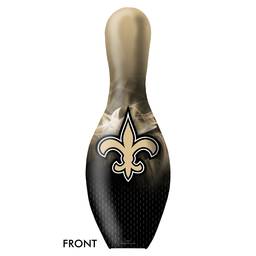 New Orleans NFL On Fire Bowling Pin