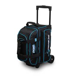 Storm Streamline 2 Ball Roller Bowling Bag- Black/Blue