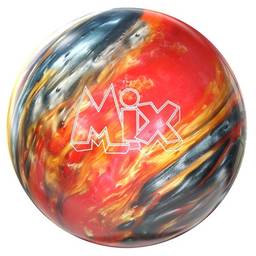 Storm Mix PRE-DRILLED Bowling Ball- Red/Gold/Silver