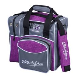 KR Strikeforce Flexx Single Bowling Bag- Grey/Purple