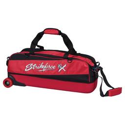 KR Strikeforce Fast Slim Triple Bowling Bag- Red