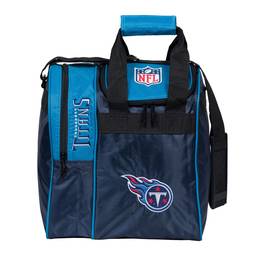 NFL Tennessee Titans Single Bowling Ball Tote Bag- Blue/Navy