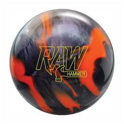 Hammer Raw Hammer PRE-DRILLED Bowling Ball- Orange/Black