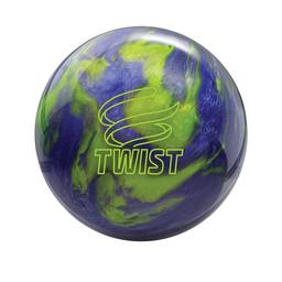 Brunswick Twist Reactive PRE-DRILLED Bowling Ball - Lavender/Lime