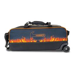 Hammer Dye Sub Triple Tote Bowling Bag - Flame