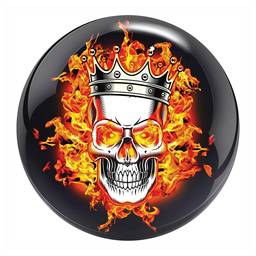 Brunswick Flaming Skull Viz-A-Ball