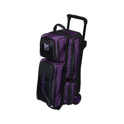 KR Konvoy Triple Roller Bowling Bag - Purple/Black