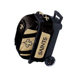 New Orleans Saints 2 Ball Roller Bowling Bag