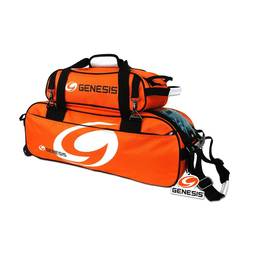 Genesis Sport Deluxe Triple Tote Plus w/ Shoe Bag - Orange