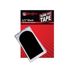 KR Strikeforce Sure Fit Tape Black Pack of 30 - 1/2 Inch