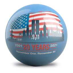 20th Anniversary 9/11 Heroes Bowling Ball