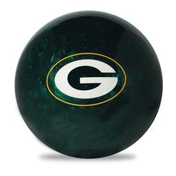 KR Strikeforce NFL Green Bay Packers - PRE-DRILLED Polyester Bowling Ball - Green/Yellow