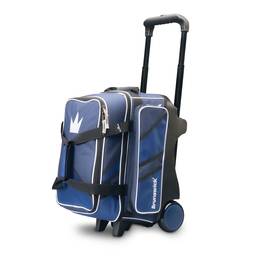 Brunswick Quest Double Roller Bowling Bag - Blue