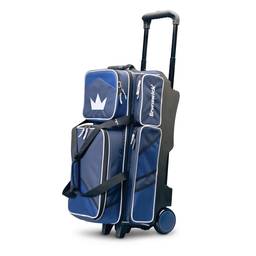 Brunswick Quest Triple Roller Bowling Bag - Blue