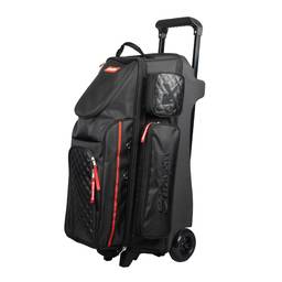 KR Diamond Triple Roller Bowling Bag - Black