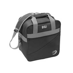 BSI Solar III Single Ball Bowling Bag - Black/Gray