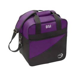 BSI Solar III Single Ball Bowling Bag - Black/Purple