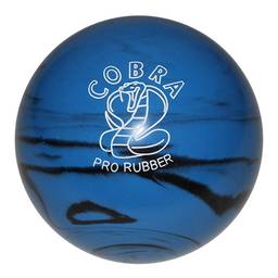 Duckpin Cobra Pro Rubber Bowling Ball 5" - Blue/Black