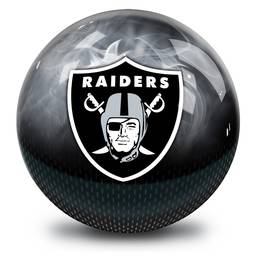 Las Vegas Raiders NFL On Fire Bowling Ball