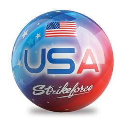 KR Strikeforce USA Spare Bowling Ball - Red/White/Blue