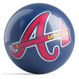 MLB Logo Bowling Ball - Atlanta Braves
