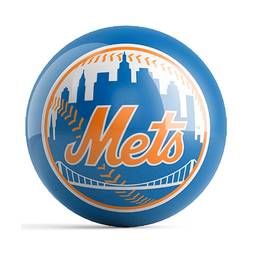 MLB Logo Bowling Ball - New York Mets