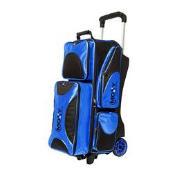 Moxy Deluxe Triple Roller Bowling Bag - Royal/Black