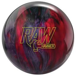 Hammer Raw Hammer Bowling Ball - Red/Smoke/Black Hybrid