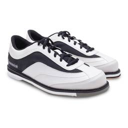 Brunswick Mens Rampage Right Hand Bowling Shoes - White/Black