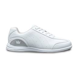 Brunswick Youth Mystic Bowling Shoes - White/Silver