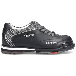 Dexter Mens SST 8 Pro Bowling Shoes - Black/Grey - Wide