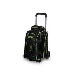 Storm 2 Ball Rolling Thunder Checkered Bowling Bag - Black/Lime