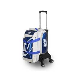 Storm 2 Ball Rolling Thunder Signature Bowling Bag- White/Blue