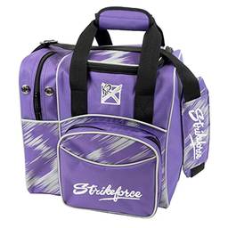 KR Strikeforce Flexx Single Bowling Bag - Purple/Silver Scratch