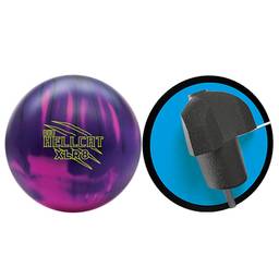 DV8 Hellcat XLR8 Bowling Ball - Black/Magenta/Purple