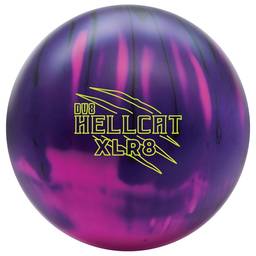 DV8 PRE-DRILLED Hellcat XLR8 Bowling Ball - Black/Magenta/Purple