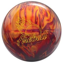 Ebonite PRE-DRILLED Fireball Bowling Ball - Red/Gold
