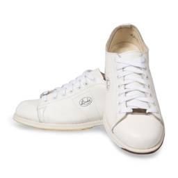 Linds Womens Classic White Bowling Shoes- Right Hand Wide