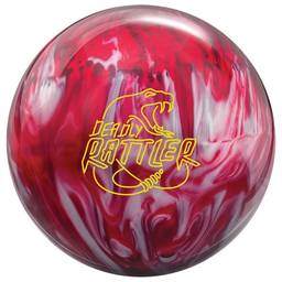 Radical PRE-DRILLED Deadly Rattler Bowling Ball - Red/Silver