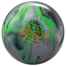 Radical PRE-DRILLED ZigZag Bowling Ball - Black/Silver/Lime