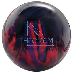 Track PRE-DRILLED Theorem Bowling Ball - Black/Red/Violet