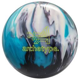 Track PRE-DRILLED Archetype Hybrid Bowling Ball - Sky Blue/Black/White