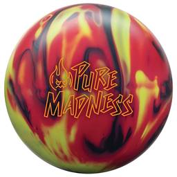 Columbia 300 PRE-DRILLED Pure Madness Bowling Ball - Black/Red/Yellow